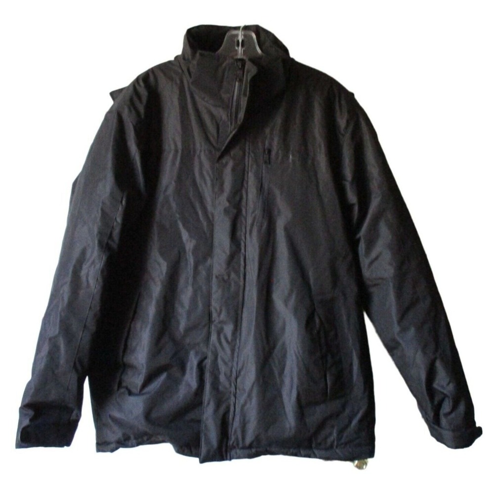 Hawke & Co Jacket Mens Medium Hooded Zip Casual Outdoor Winter Ski Snow Puffer‎